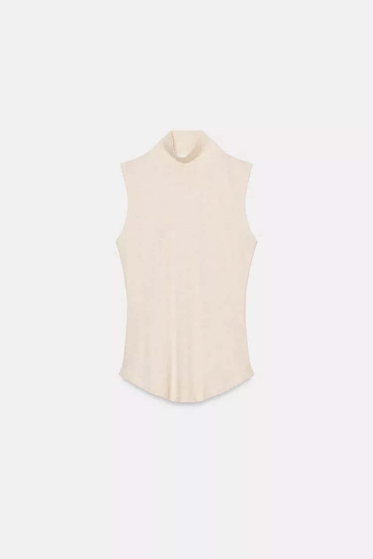 Zara High Neck T-shirt