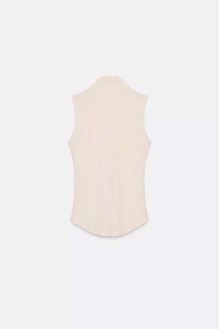 Zara High Neck T-shirt