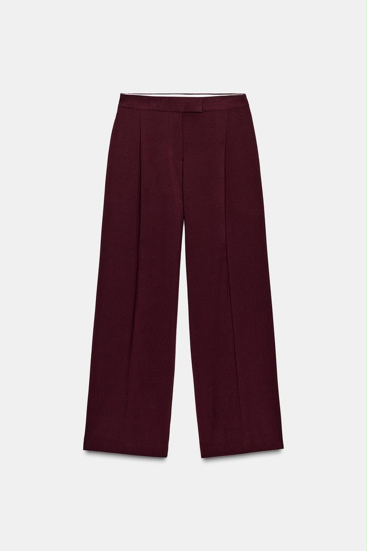 Zara High Waist Wide Leg Trouser