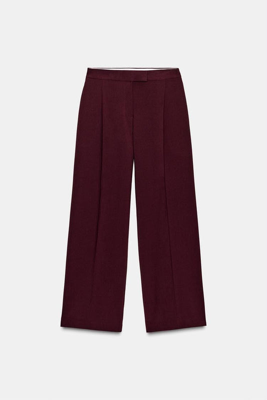 Zara High Waist Wide Leg Trouser