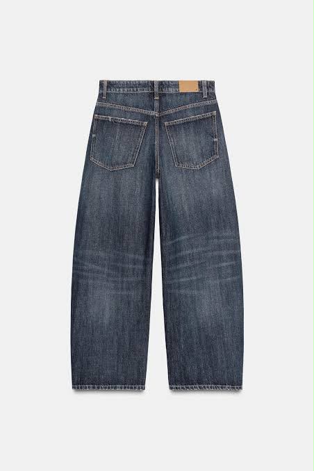 Zara Mid Waist Baggy Barrel