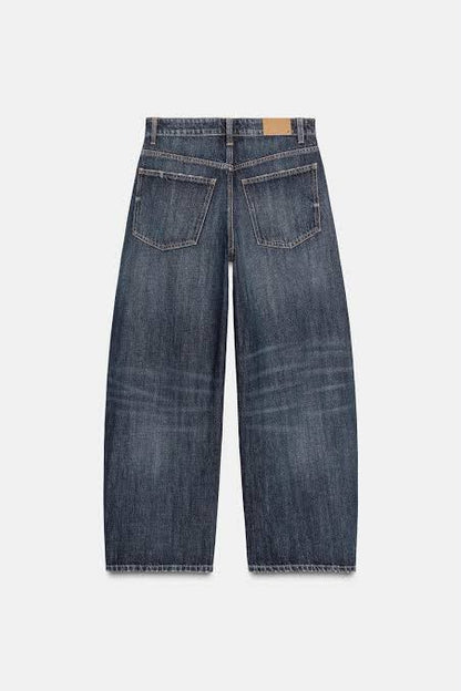 Zara Mid Waist Baggy Barrel