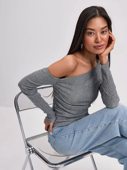 Asymmetrical One Shoulder Top