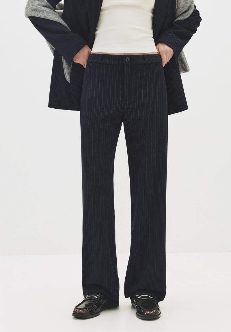 Smart High Waist Straight Leg Trouser