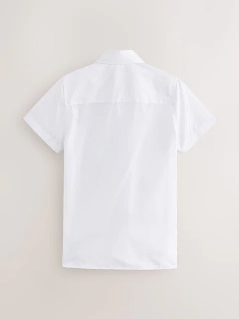 Next White Short Sleeve School Shirt