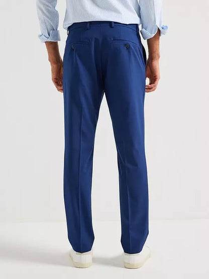 Slim Fit Liam Flex Suit Trouser Blue
