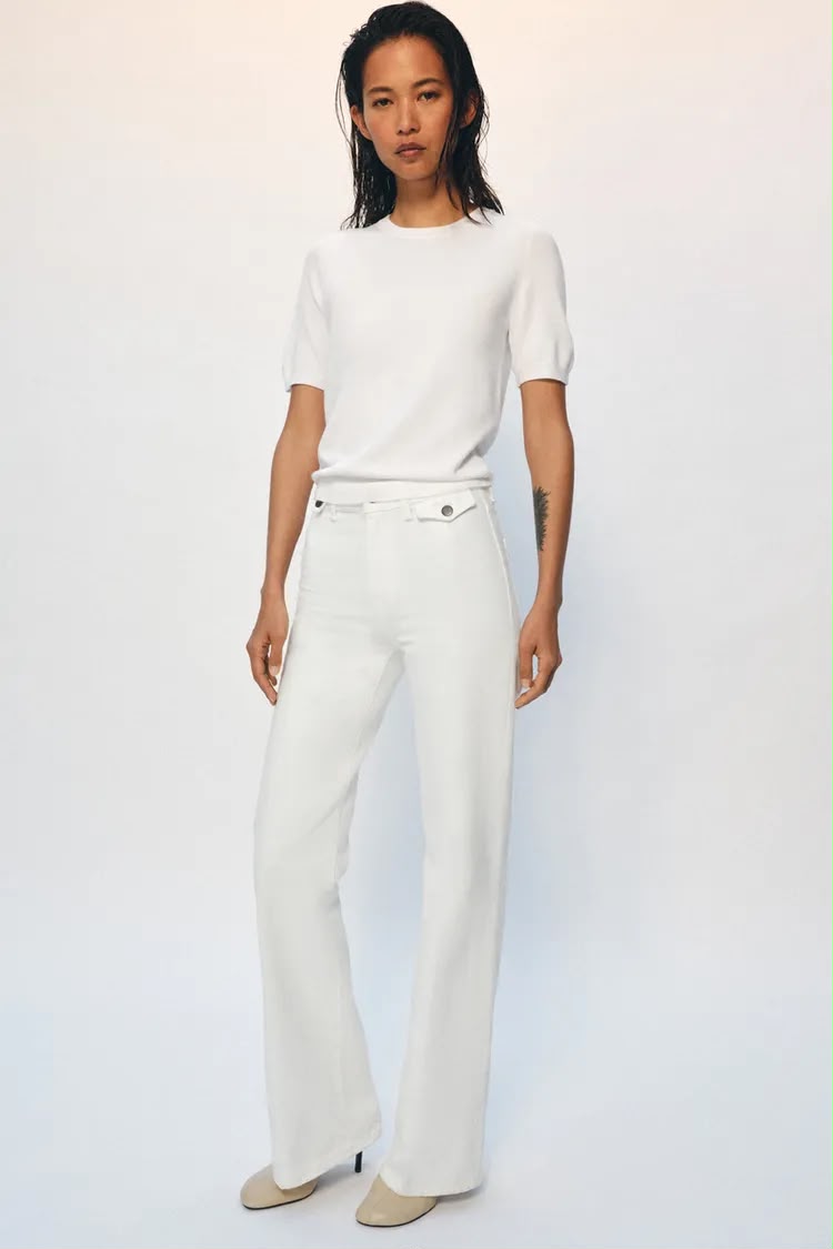 Zara High Waist Flare Jeans