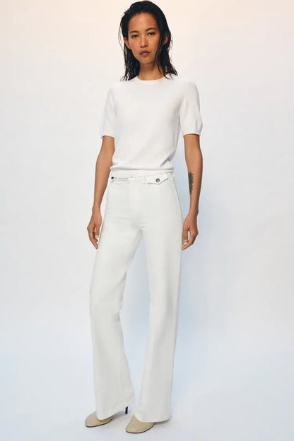 Zara High Waist Flare Jeans