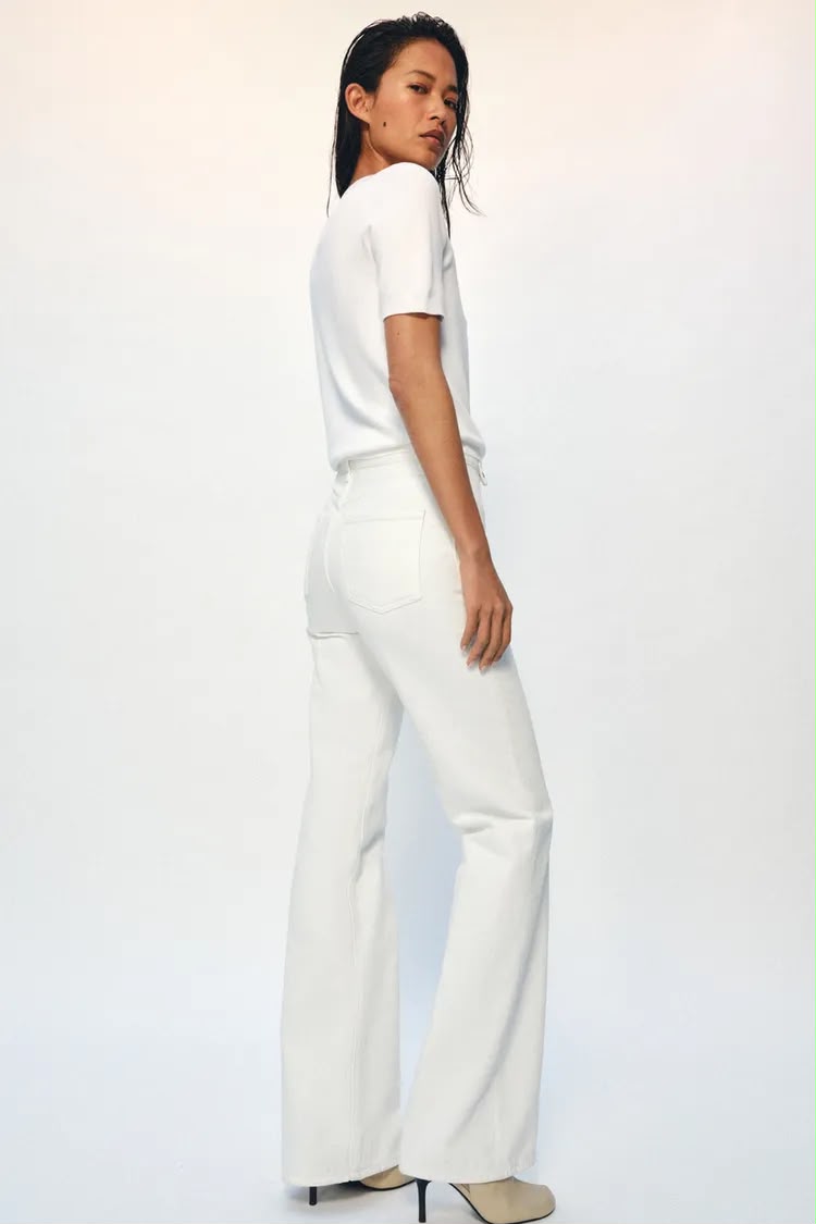 Zara High Waist Flare Jeans
