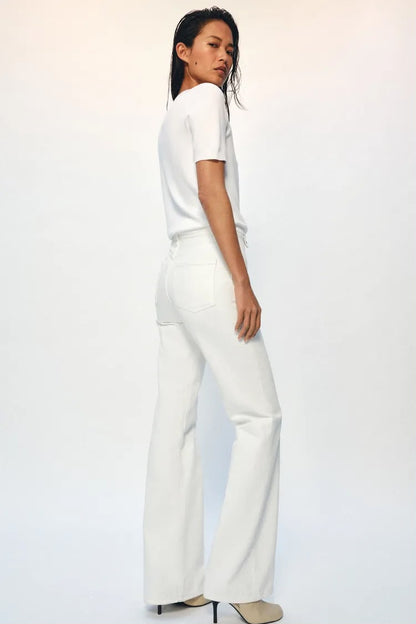 Zara High Waist Flare Jeans