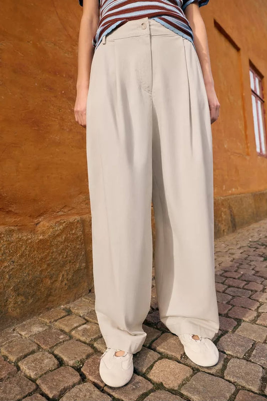 Zara Barrel Trouser With Darts