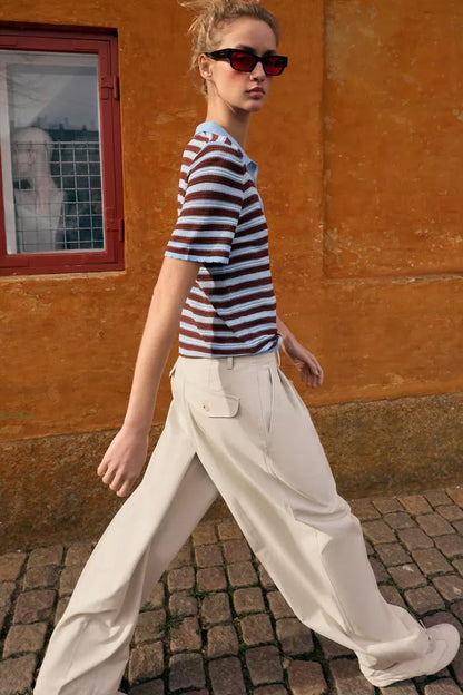 Zara Barrel Trouser With Darts