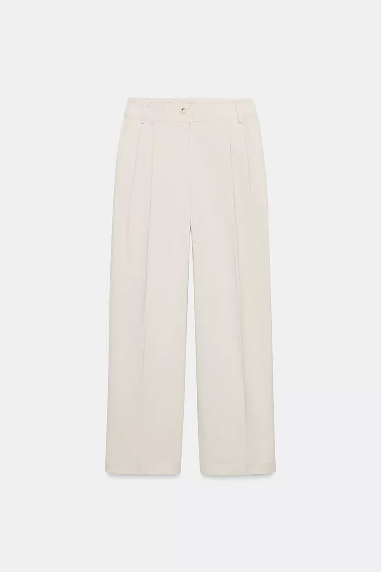 Zara Barrel Trouser With Darts