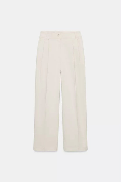 Zara Barrel Trouser With Darts