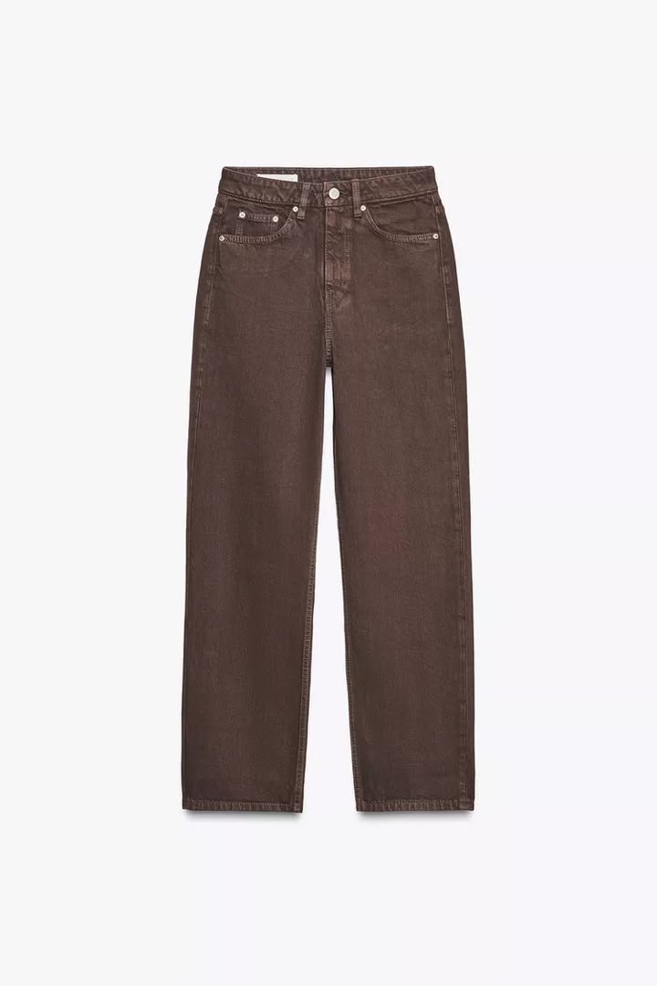 Zara TRF Mom Fit High Waist Jean