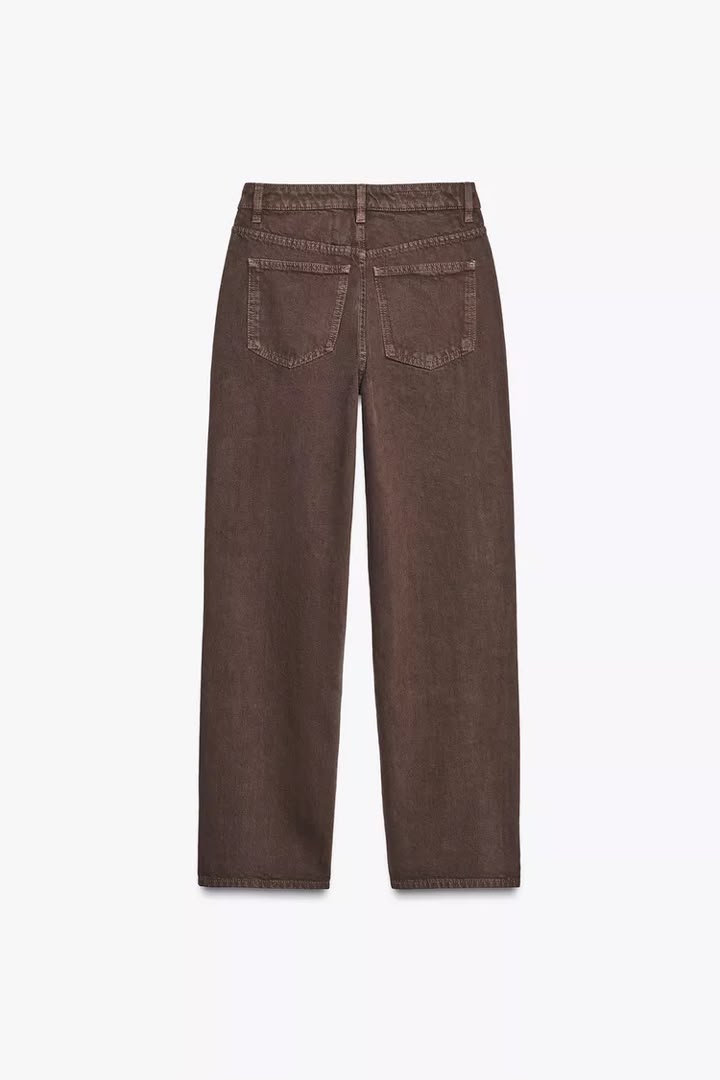Zara TRF Mom Fit High Waist Jean