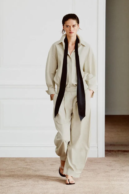 Limited Edition Darted Barrel Leg Trouser