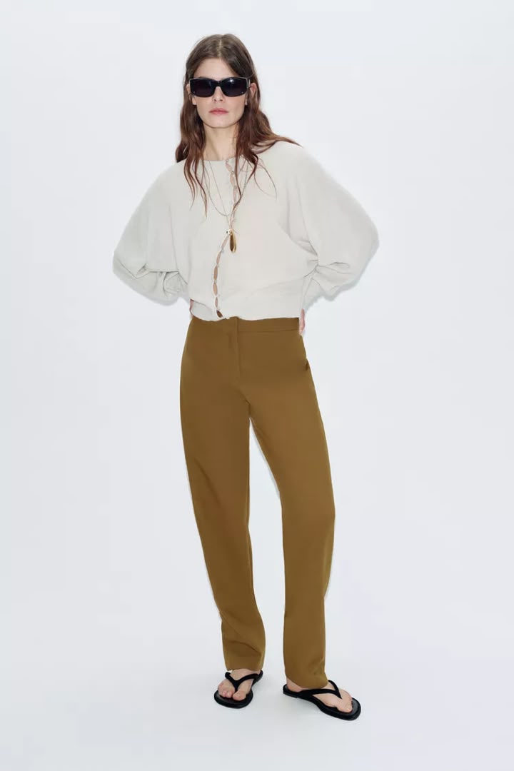 Zara Adjustable Hem Trouser