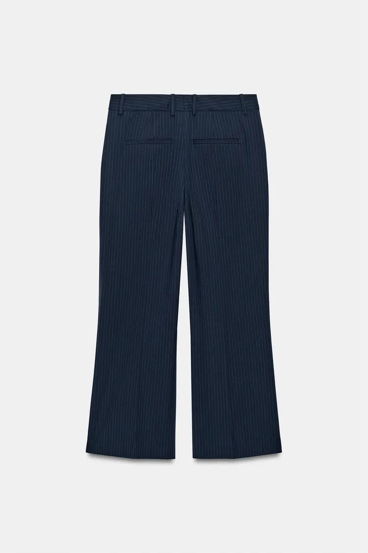 ZW Collection Pinstriped Navy Trouser