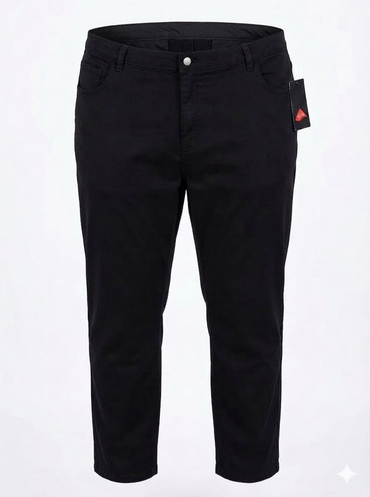 Classic Tailored Chinos Pants - Black