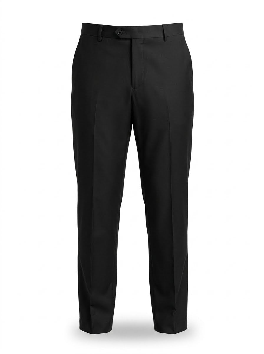 Formal Silhouette Dress Trousers - Black