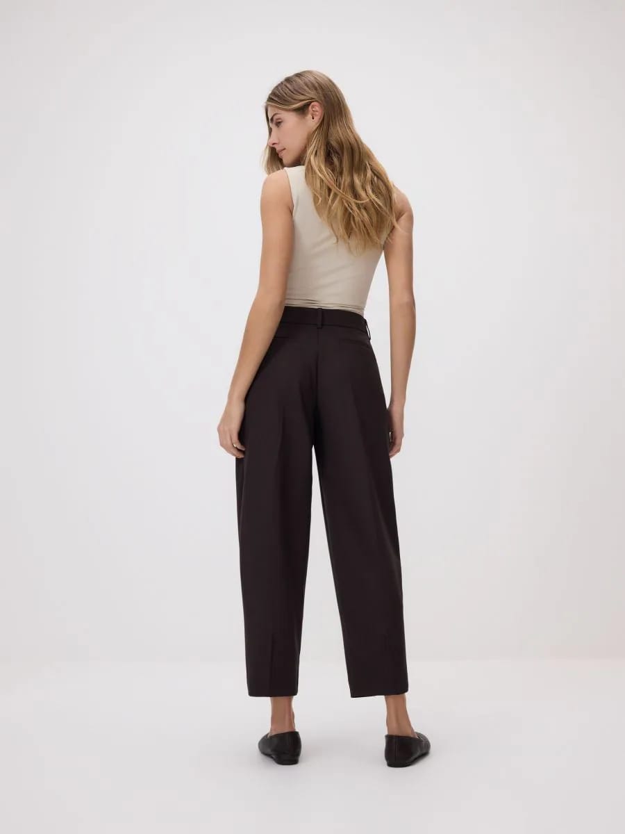 Contemporary Structural Silhouette Trouser