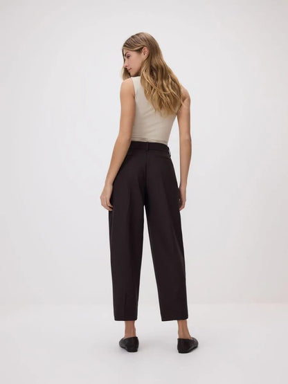 Contemporary Structural Silhouette Trouser