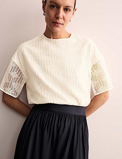 Cotton Rich Lace Top