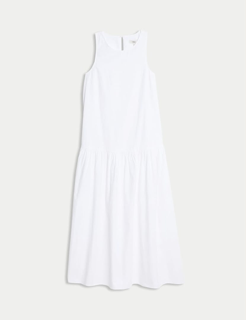 Women Cotton Tiered Dress