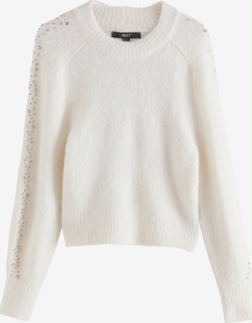 Next Sweater In Egg Shell