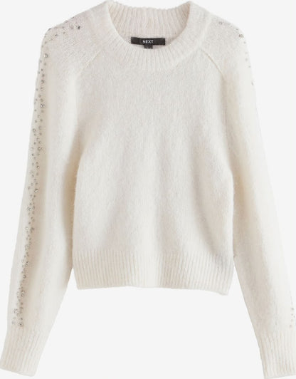 Next Sweater In Egg Shell