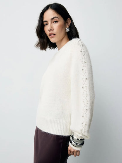 Next Sweater In Egg Shell