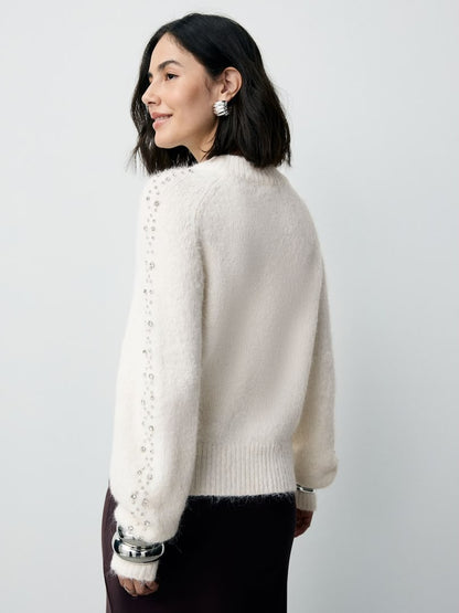 Next Sweater In Egg Shell