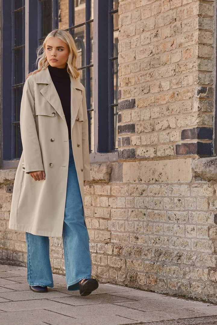 Petite Midi Trench Coat