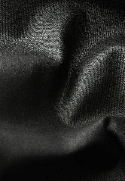 Coated Cargo Black Trouser