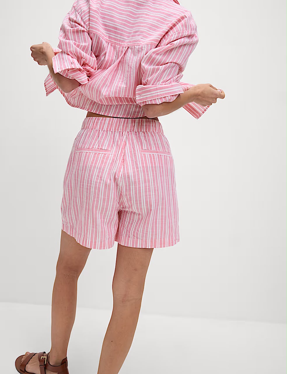 Pure Cotton Printed Hight Waisted Short