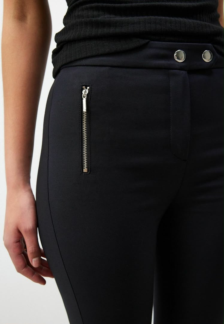 PetiteTrouser Mottled Black