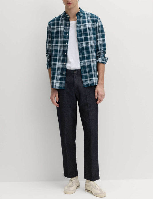 Regular Fit Linen Blend Chinos