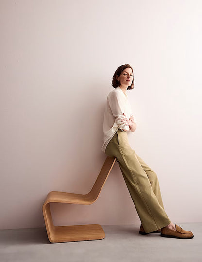 Denim Straight Leg Trouser