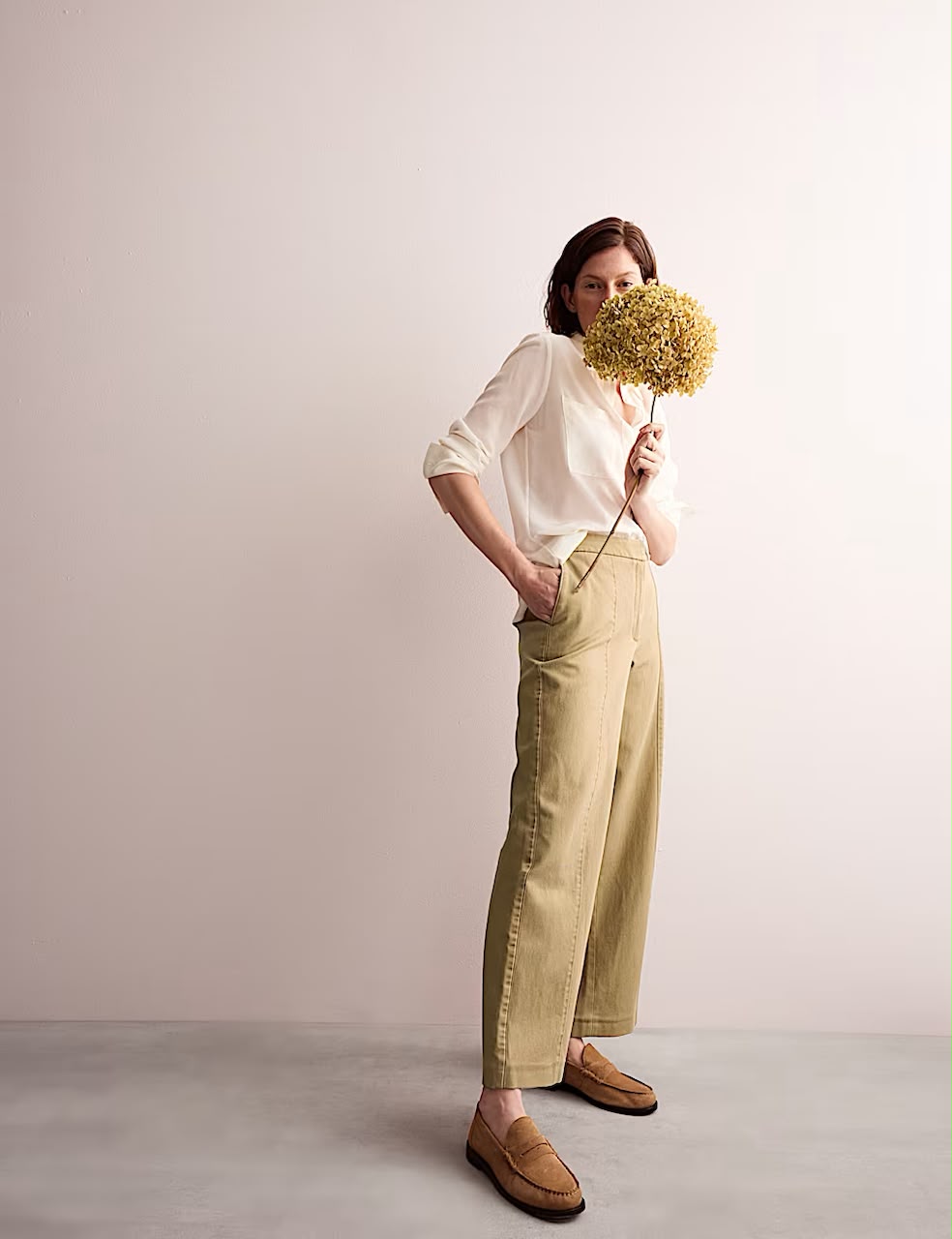 Denim Straight Leg Trouser