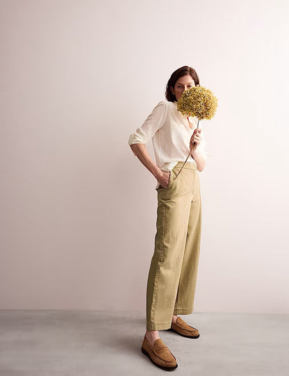 Denim Straight Leg Trouser