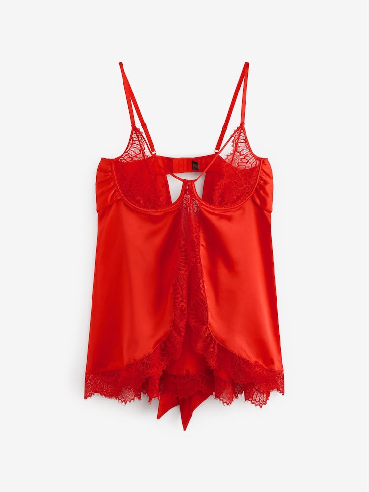 Ann Summers Red Unwrap Me Satin