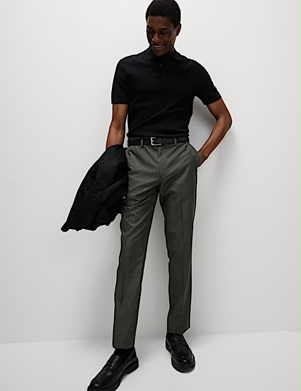 Regular Fit Trouser With Active Waist