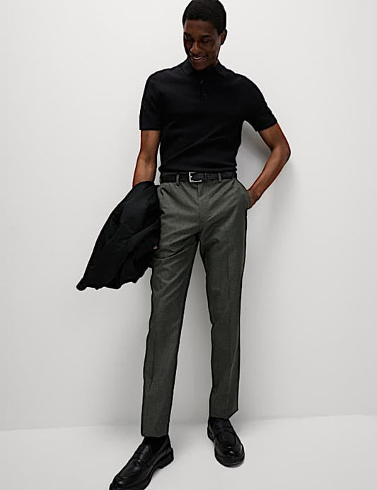 Regular Fit Trouser With Active Waist
