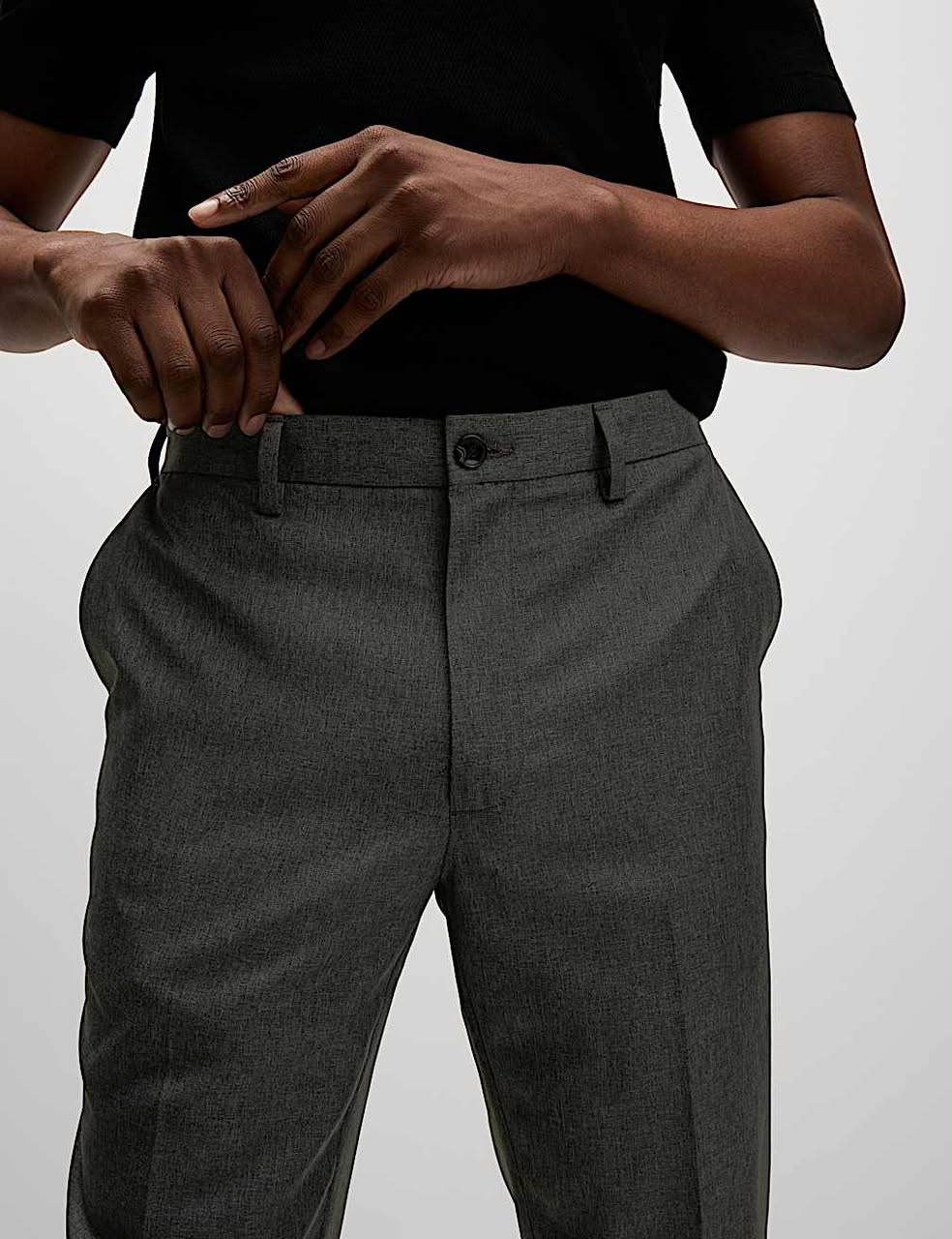 Regular Fit Trouser With Active Waist