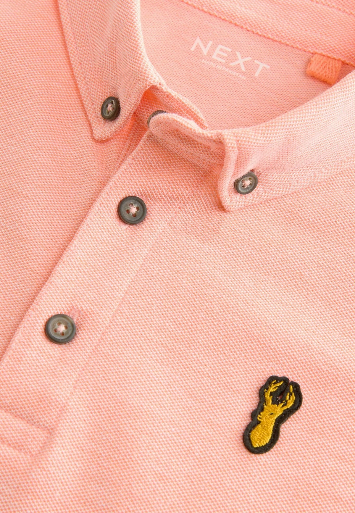 Peach Marl Short Sleeve Polo Shirts