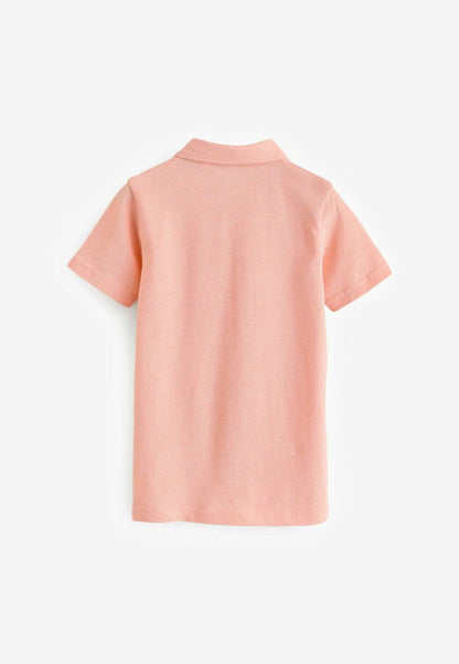 Peach Marl Short Sleeve Polo Shirts
