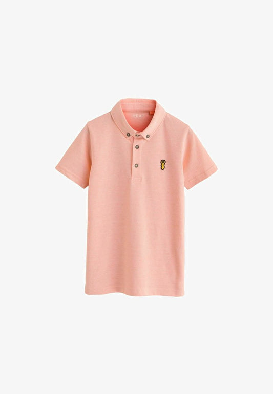 Peach Marl Short Sleeve Polo Shirts