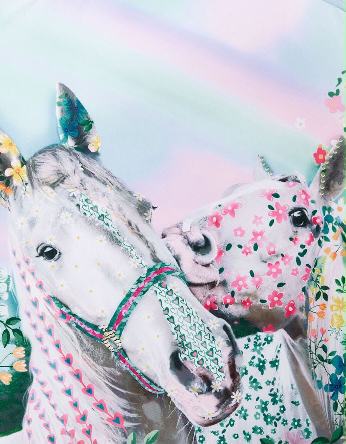 Blue Horse Photo Swimwear