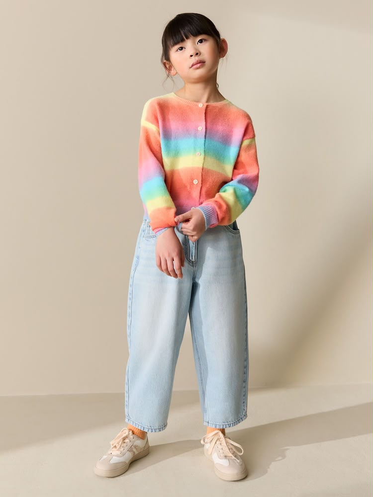 Rainbow Stripe Cosy Cardigan